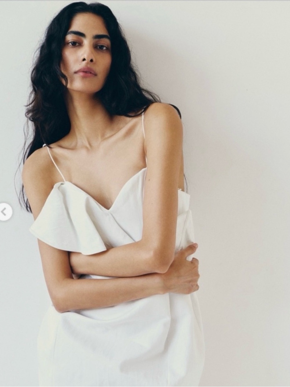 Zara White Strapless Ruffle Peplum Dress - Picture 2 of 6